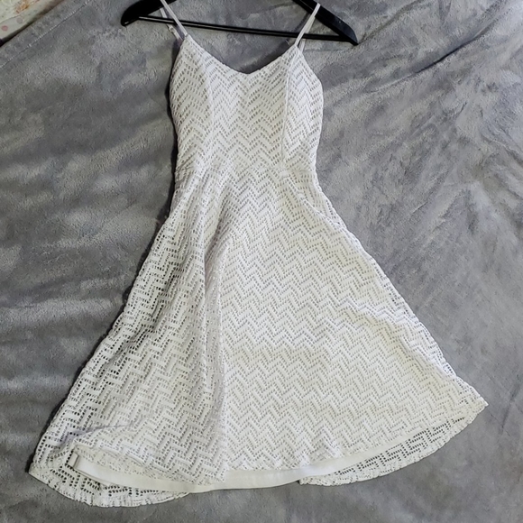 Streetwear Society Dresses & Skirts - Small White Empire Waist Midi Dress